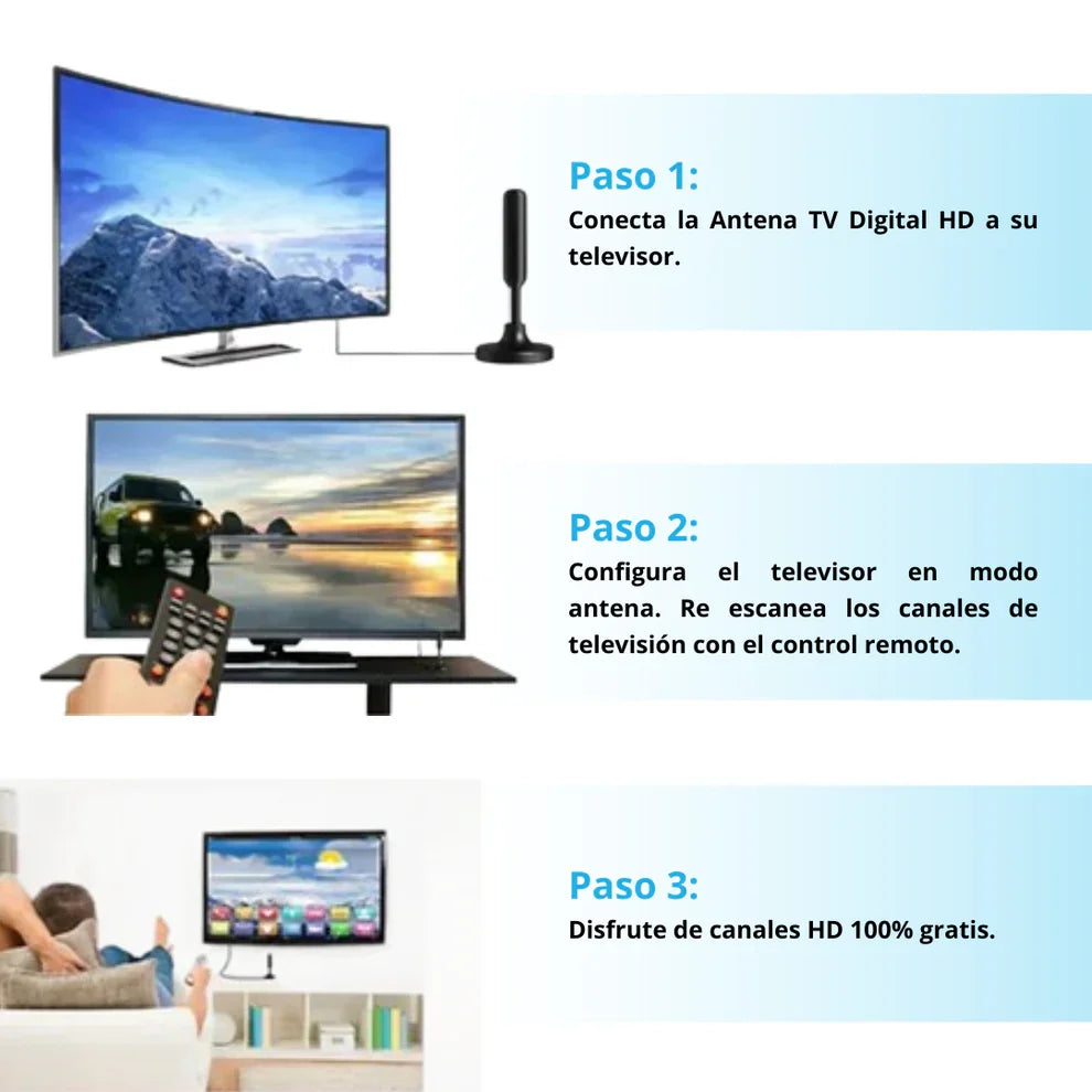 Antena Amplificadora de HD TV