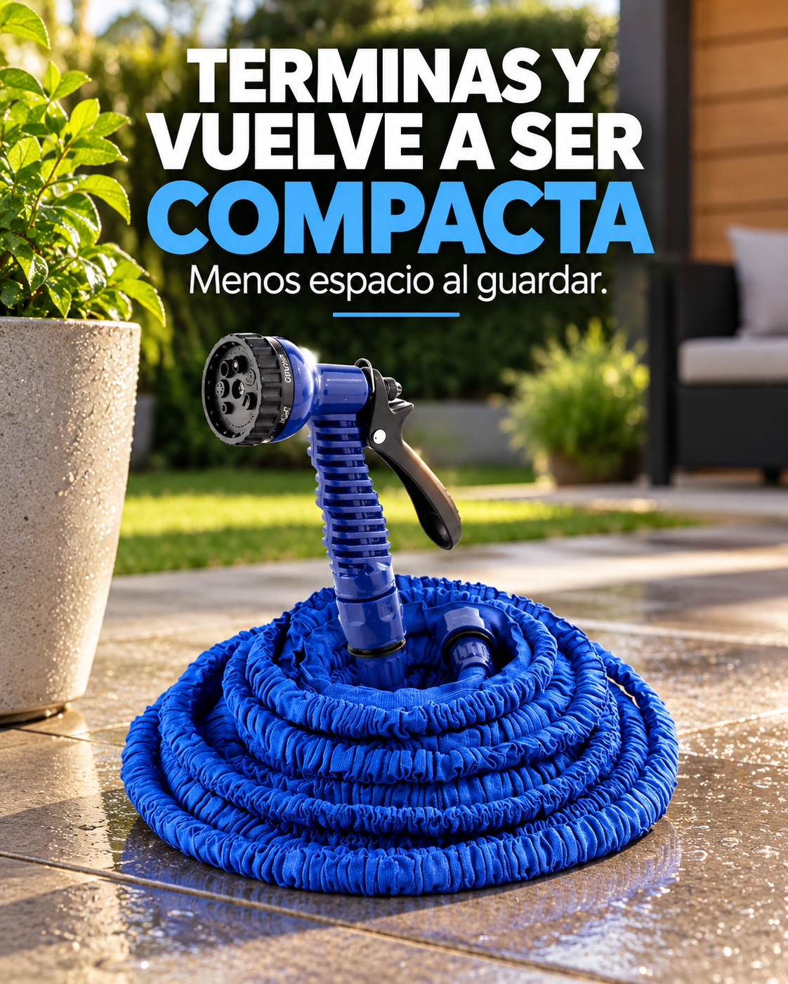 Manguera Retractil Expandible 22.5m