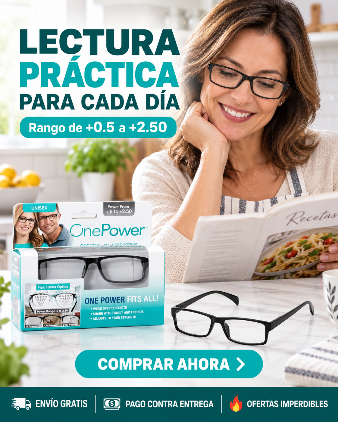Pack de 2 Lentes de Lectura Multifocales