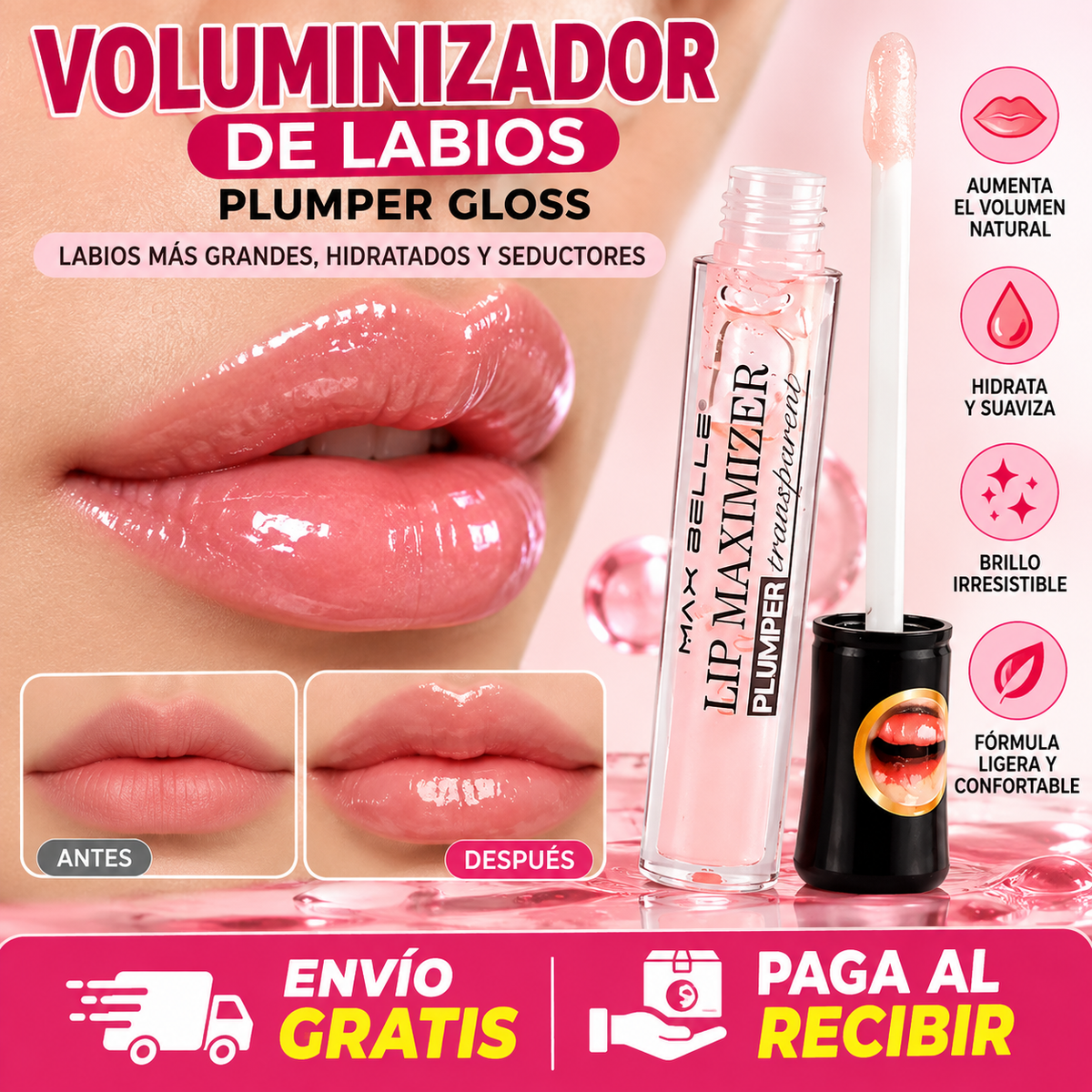 Voluminizador De Labios Plumper Gloss