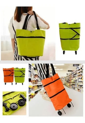 Bolso Plegable Con Ruedas