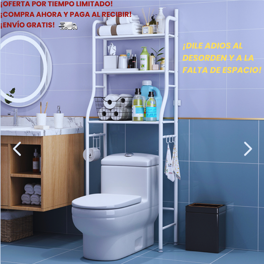 Estante Organizador Baño (Blanco)