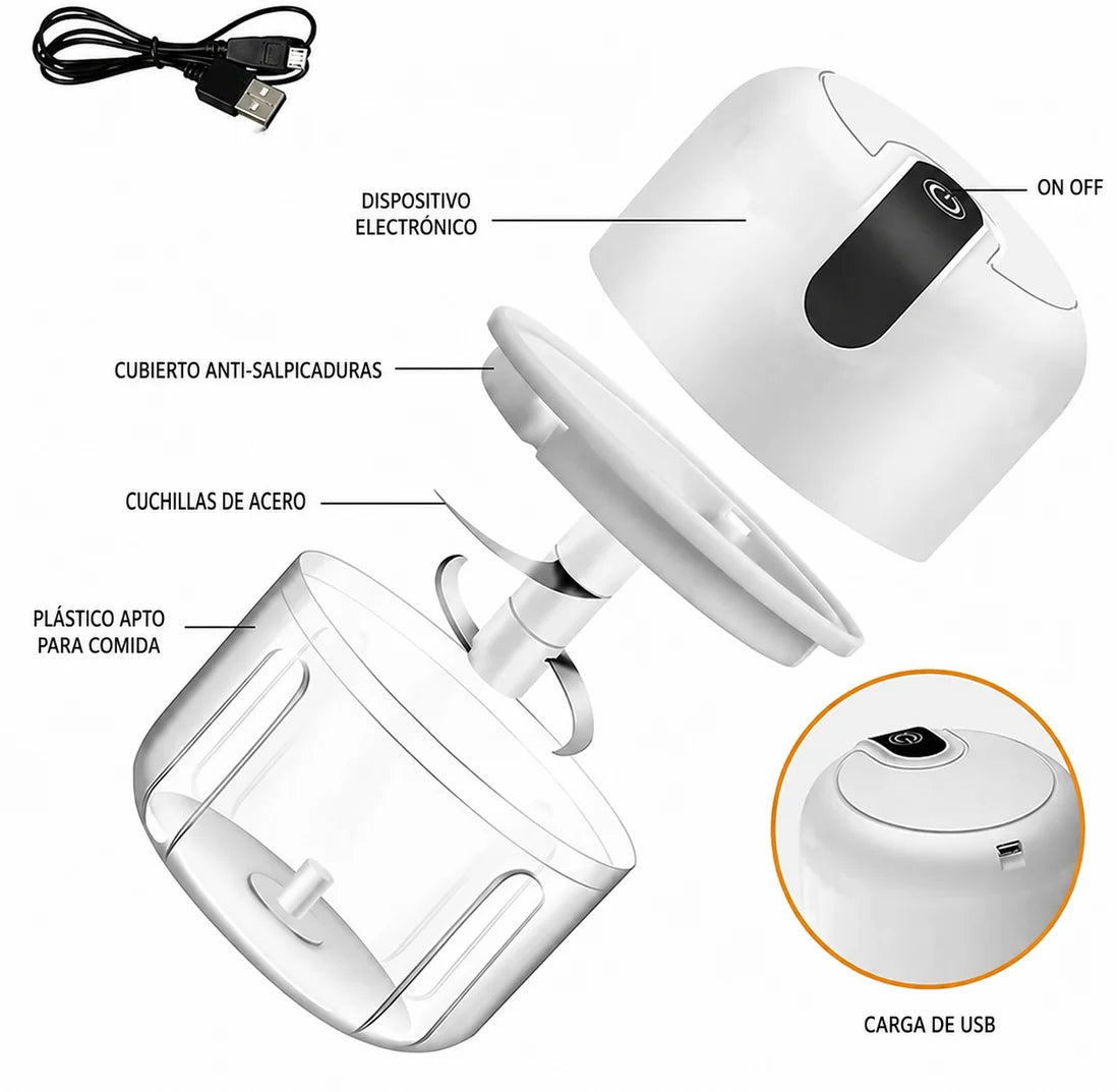 Mini Procesador Eléctrico 250ML