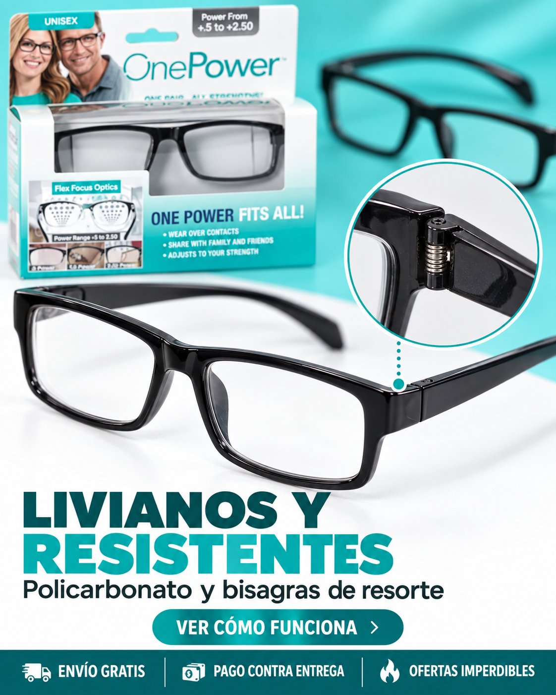 Pack de 2 Lentes de Lectura Multifocales