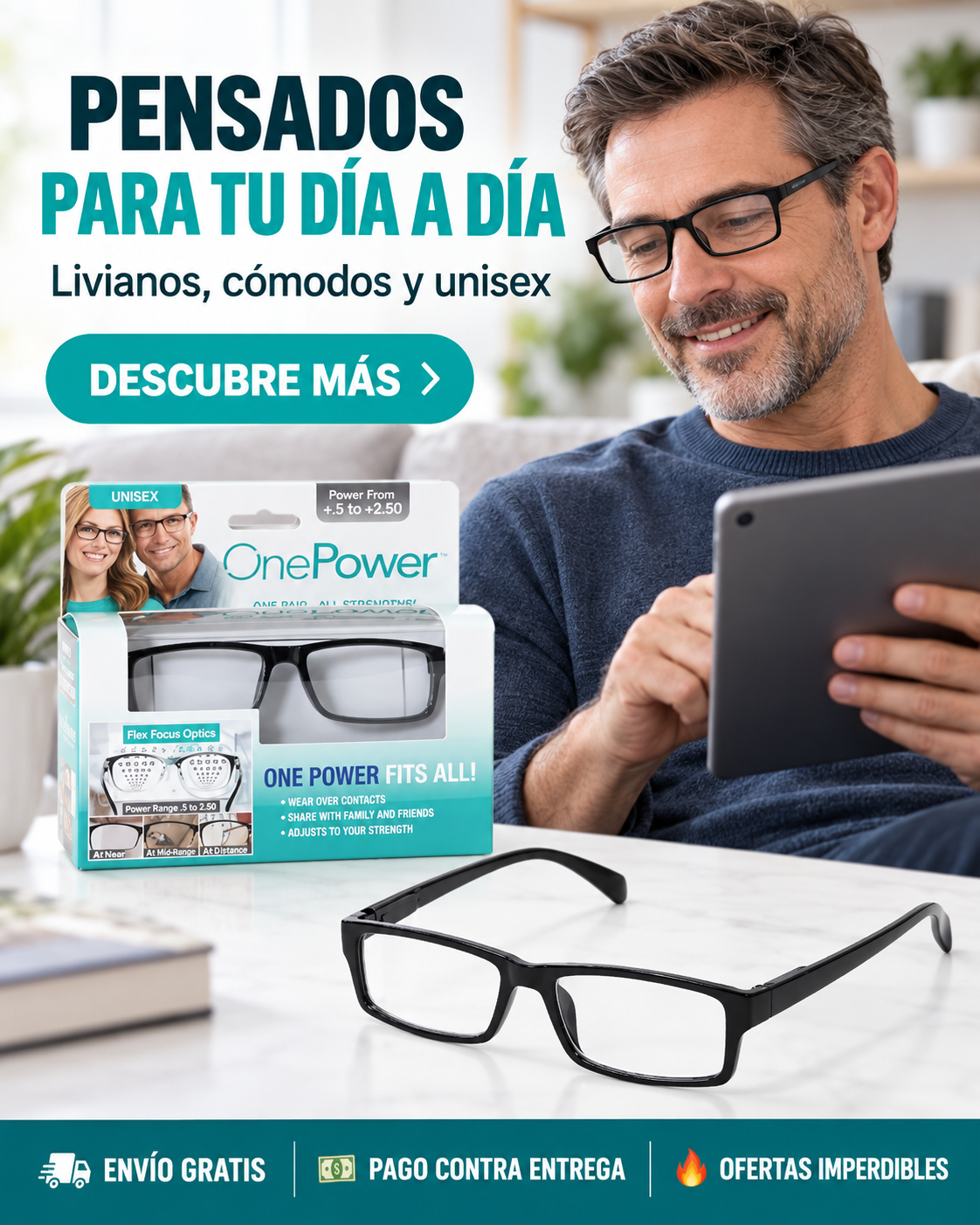 Pack de 2 Lentes de Lectura Multifocales