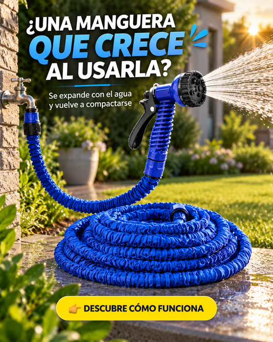 Manguera Retractil Expandible 22.5m
