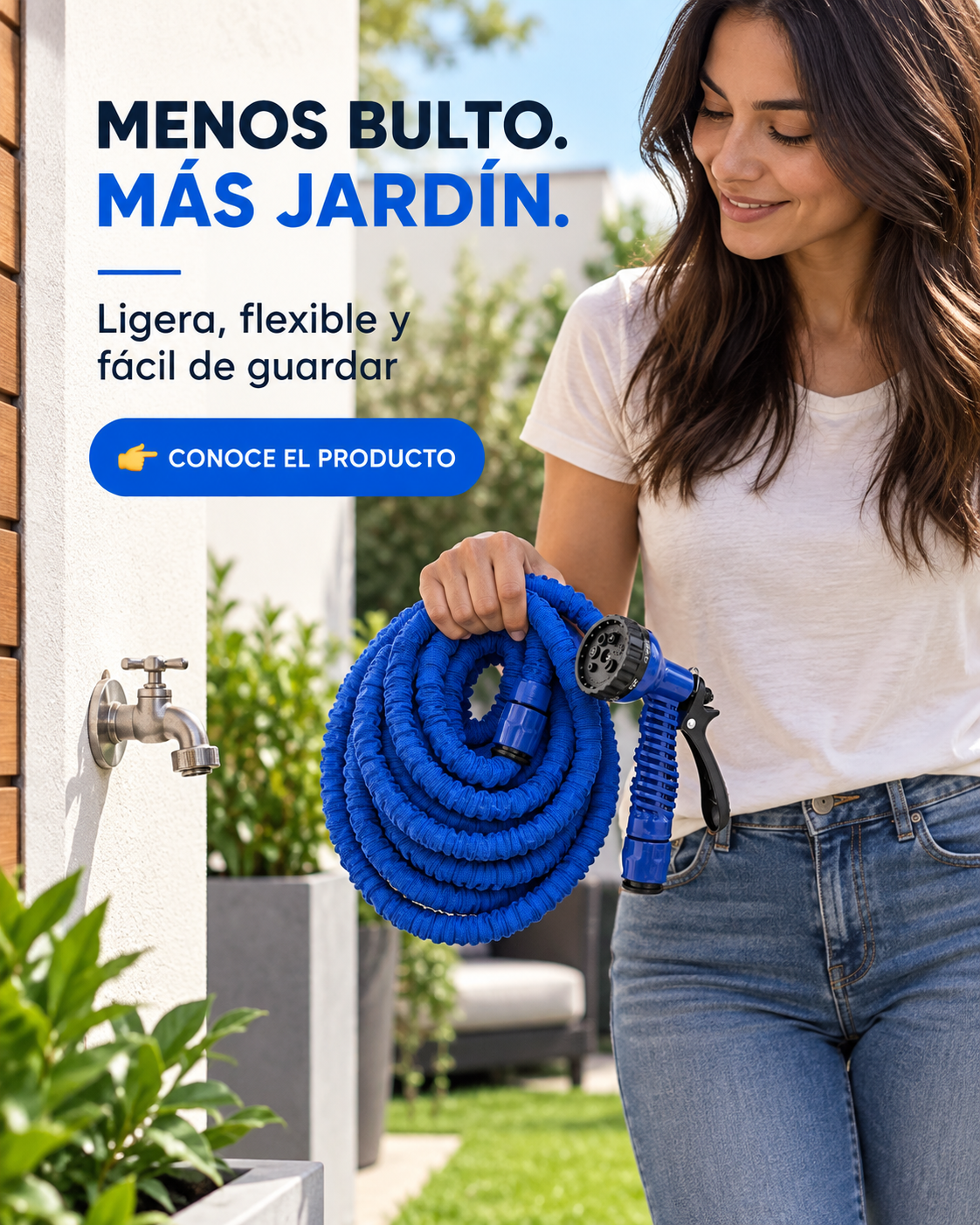 Manguera Retractil Expandible 22.5m