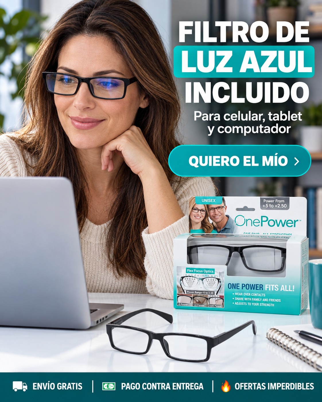 Pack de 2 Lentes de Lectura Multifocales