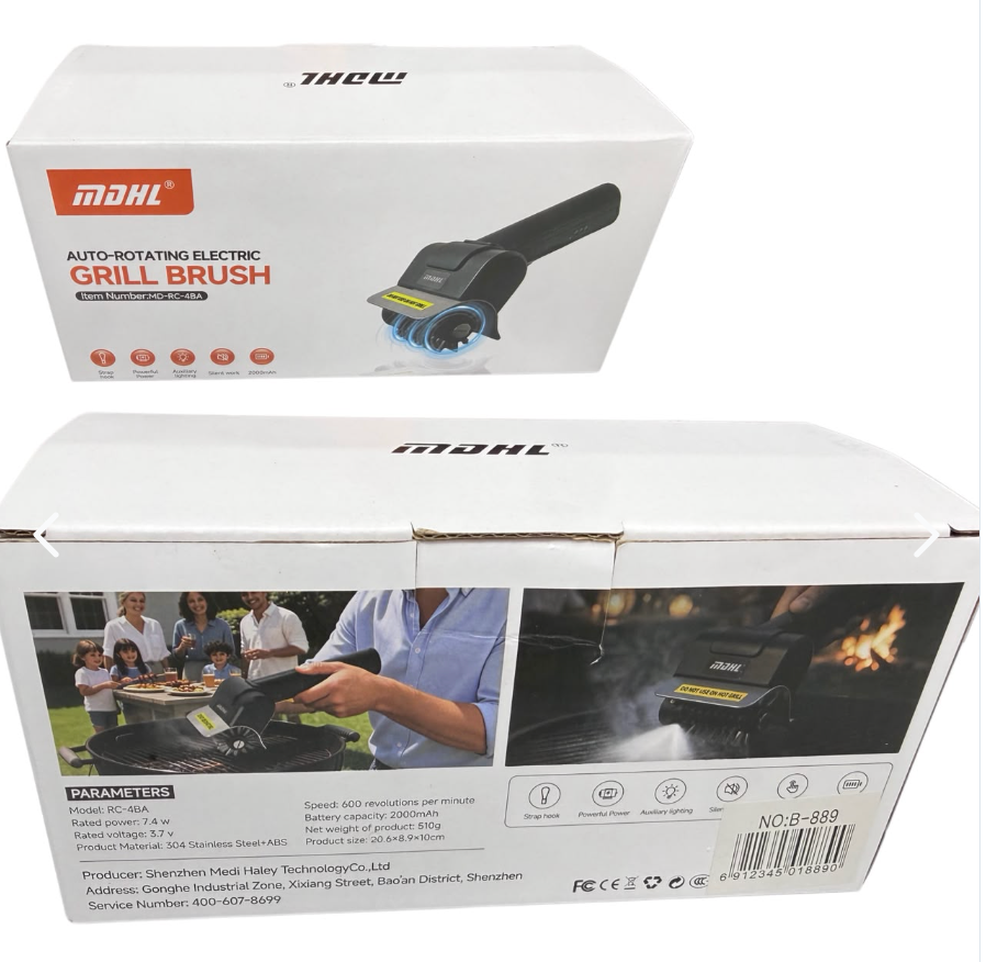 Kit Cepillo BBQ mas 12 Pares de Guantes