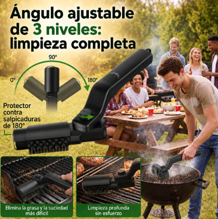 Cepillo De Limpieza De Parrilla Recargable