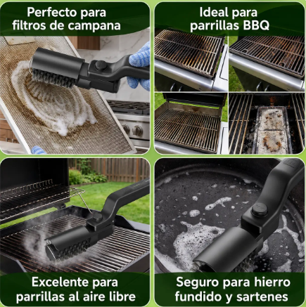 Cepillo De Limpieza De Parrilla Recargable