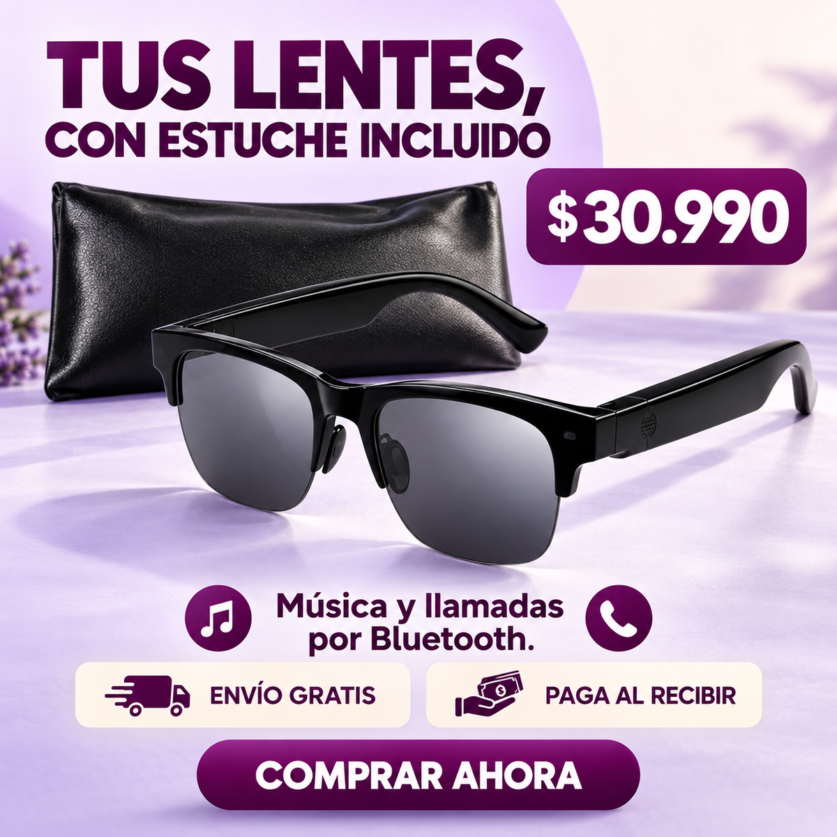 Gafas Inalámbricas Inteligentes F-06