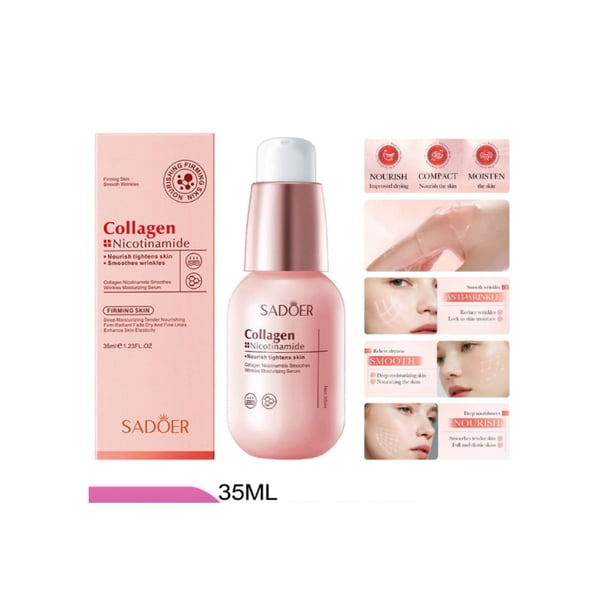 Dúo Rejuvenecedor Sadoer: Sérum+Crema / Nicotinamida & Colágeno