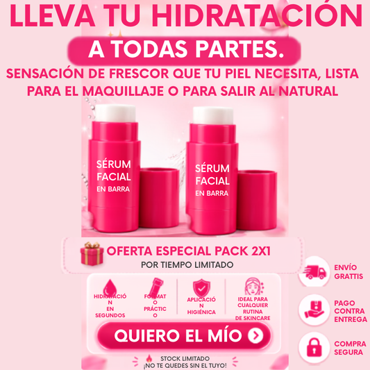 Packs 2 Sérum en Barra Facial