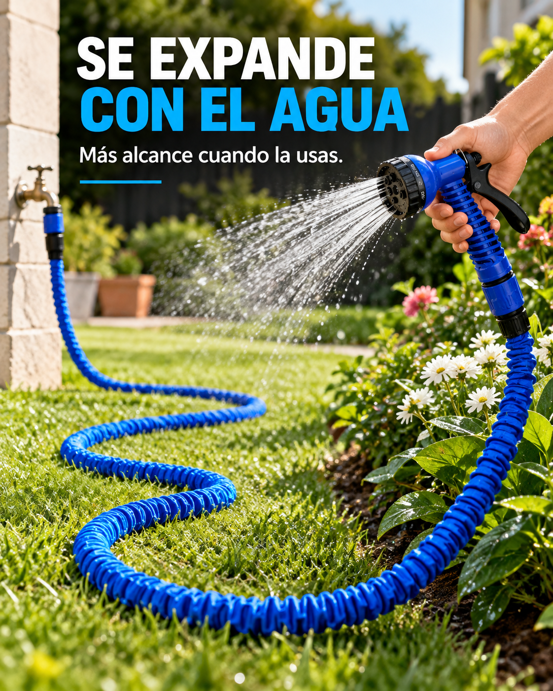 Manguera Retractil Expandible 22.5m